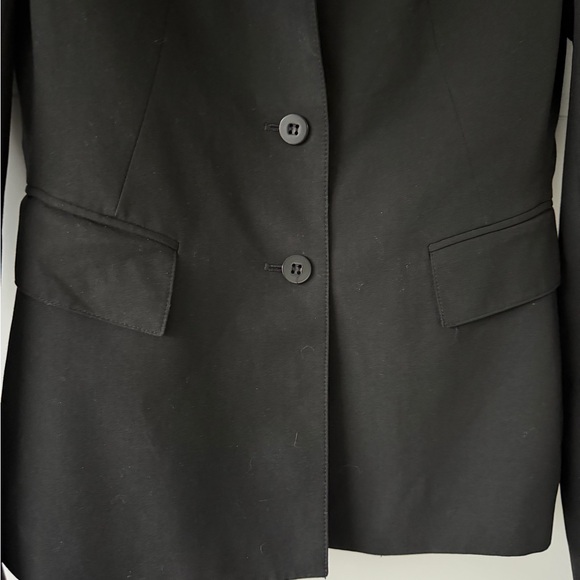 The Limited Stretch Black Blazer Size S Fitted Career Jacket 3 Button Tailored - Picture 8 of 15